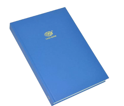 FIS Cash Book, Azure Laid Ledger Paper, FS (210 x 330 mm) Size, 4 Quire - FSACCTC4Q73