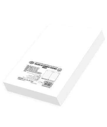 FIS A5 Diary 2023 (Arabic/English) Golden Bonded Leather, Black - FSDI26AEGB23BK