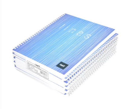 LIGHT Pack of 5 Hard Cover Notebook Single Line, 10X8 Inches (25.4 X 20.32 cm), 100 Sheets - LINB1081601