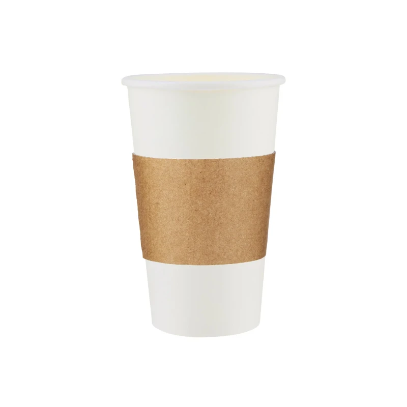 Kraft Sleeves for Paper Cups 16oz