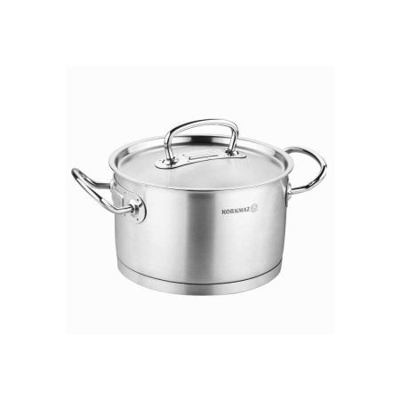 Korkmaz Proline Casserole 2 Litre - Stainless Steel - Silver