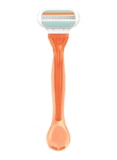 Pack Of 2, Venus Riviera, Disposable Razor, Orange/Blue