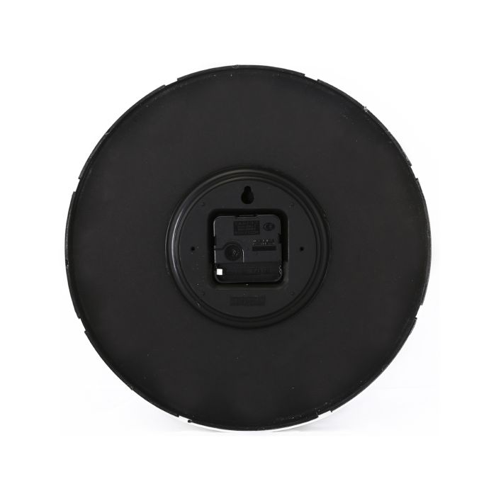 Geepas Wall Clock - Silent Non-Ticking, Arabic Numeral Clock, Round Decorative Wall Clock For Living Room, Bedroom, Kitchen (Battery Not Included) 3D Silver Dial | 2 Years Warranty