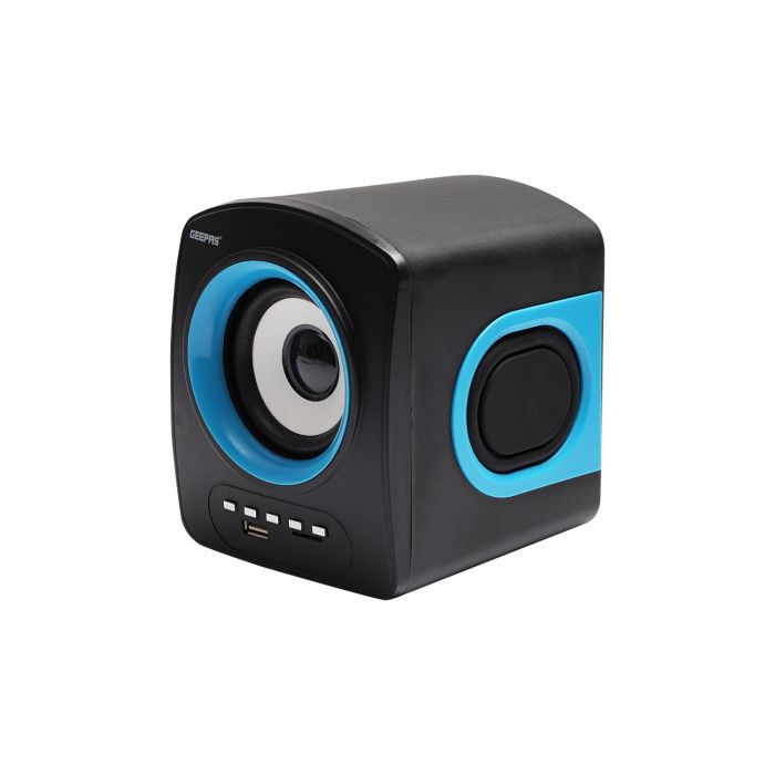 Geepas 2.1 Computer Speaker - Multimedia Speaker System For Computers, Tablets And Audio Devices | Perfect For Indoor And Outdoor Use