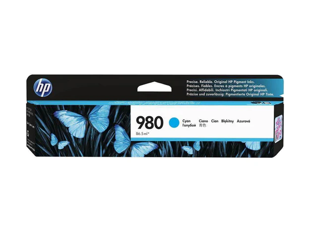 HP 980 Cyan Original Ink Cartridge (D8J07A)