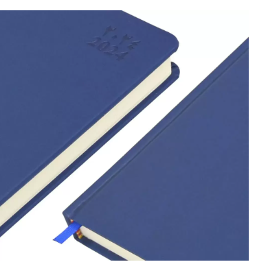 FIS A5 Diary 2024 (Arabic/English) Blue - FSDI19AE24BL