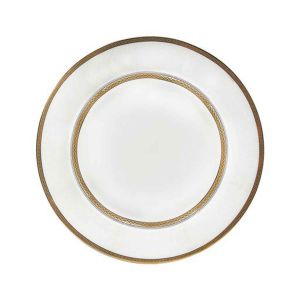 Royalford Premium New Bone Plates - Bone china - White - 105 INCH
