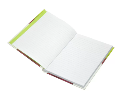 Light Hard Cover Notebook, Pack of 5 Pieces, Single Line, 9x7 Inch,100 Sheets - LINB971804