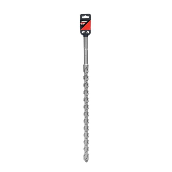 Geepas SDS Max Drilling Flute - Masonry Drill Bit Spiral Flute Rotary Masonry Drill | Ideal For Concrete, Wood & Other Soft Materials (D28xL570xWL200)