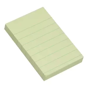 FIS Sticky Note, Colour Yellow with Ruling, Size 3 x 2 Inch, 100 Sheets, Quantity per Pack 12 - FSPO32RN