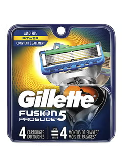Fusion ProGlide, Razor Blade Refills, Blue/Silver