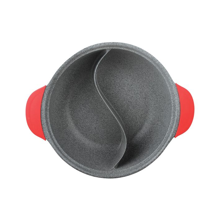 Aluminium Non-Stick Divided Wok Pan, 26 CM