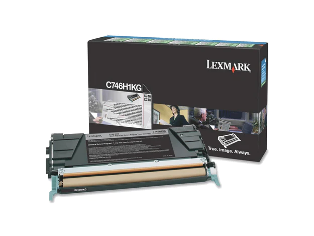 Lexmark C746H1KG Black Return Program Toner Cartridge