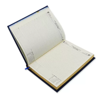 FIS Executive Diary 2023 (Arabic/English) 1-Side Padded with Gilding, Blue - FSDI88AEPG23BL