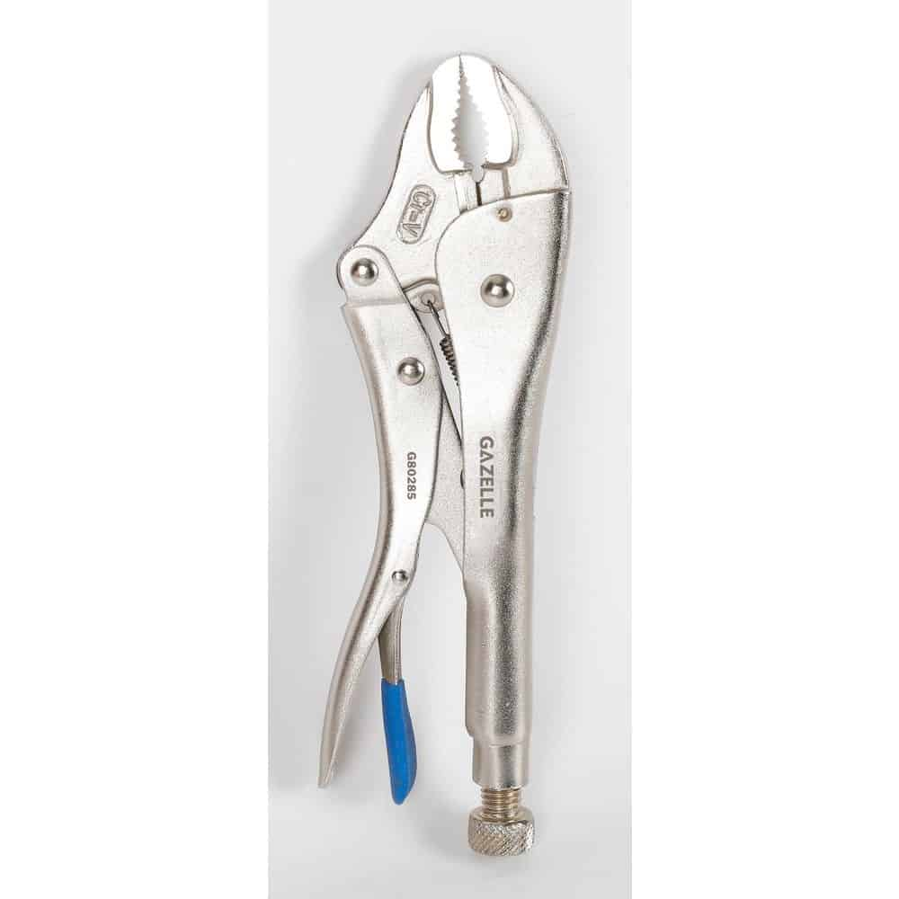 GAZELLE G80285 10 IN. CURVED LOCKING PLIER (250MM), CR-V STEEL
