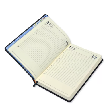 FIS A5 Diary 2024 (English) Black - FSDI19E24BK