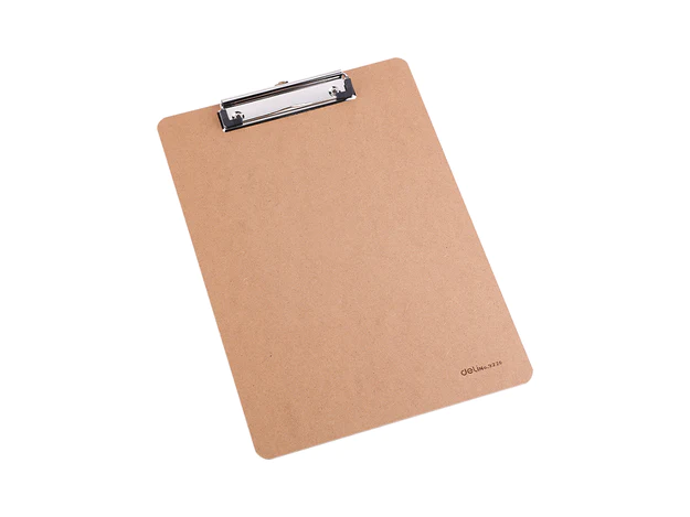 Deli E9226 MDF Low Profile Clip Board A4