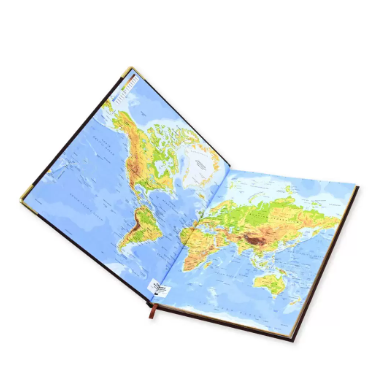 FIS Golden Executive Diary 2024 Arabic/English/French (1-Week at a glance) Vinyl, Cover Chocolate - FSDI32AEG24CH