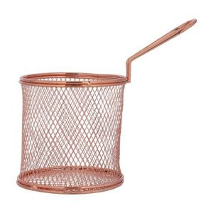 Royalford Iron Fried Basket - Iron - Red - RF10308