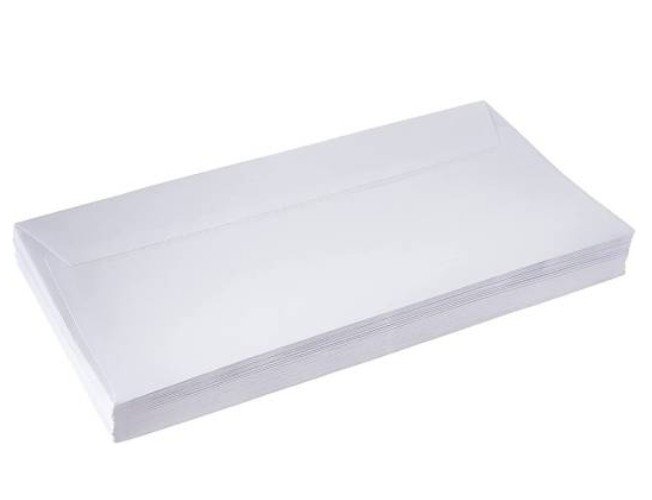 Deluxe AMT White Envelope 80gsm 139008 9"x4" (115x225mm, Peel & Seal ) 50Pcs/Pack