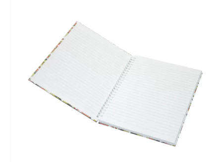 Light Spiral Hard Cover Notebook Single Line (Pack of 5 Pcs X 100 Sheets) 9X7 Inch Size - LINBS971807