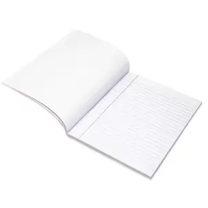 FIS Exercise Book, Pack of 12, Size:16.5 X 21 cm, 160 Pages, Single Line, 1 Side Plain with Margin - FSEBPSL160N