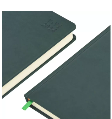 FIS A5 Diary 2024 (Arabic/English) Green - FSDI19AE24GR