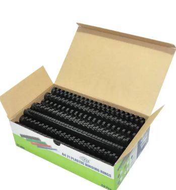 FIS 22 mm Plastic Binding Rings 190 Sheets - FSBD22BK