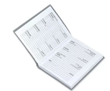 FIS 2023 Pocket Diary Arabic English With Pvc Soft Cover Grey -FSDI13AE23GY