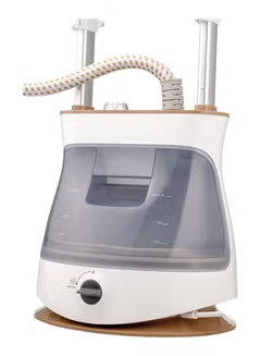 Garment Steamer with Twin Pole and Ironing Board, 1.5 L 2400.0 W GST2400-B5, White/Gold