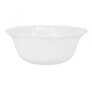 Royalford 6Inch Opal Warespin Bowl Portable - Opalware - White