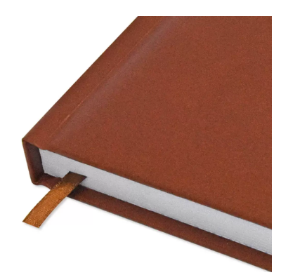 Fis 2024 A5 Diary,Vinyl, English 1 Side Padded Brown -FSDI18E24BR