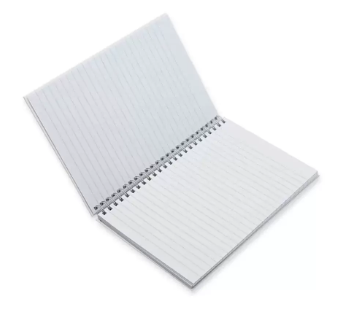 FIS Pack Of 5 Spiral Hard Cover Notebook, 96 Sheets A5 Swan Design 1 -FSNBSHCA596-SWA1