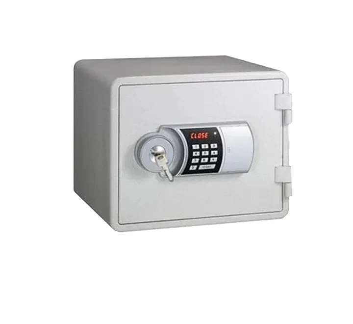 Eagle Safes Fire Resistant Safe (YESM-015K) - WHITE - Digital Lock + Key Lock