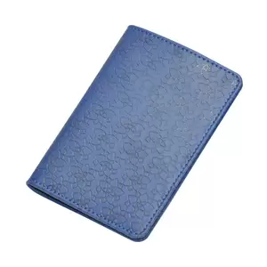 FIS Blue Polyurethane For Unisex - Passport Wallet - FSGNBLD5