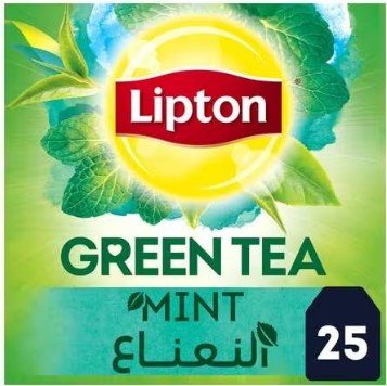 Lipton Green Tea And Mint 25 Tea Bags