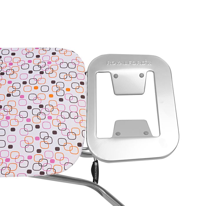 Mesh Ironing Board With Steam Iron Rest, 91x30cm, RF367IBS | Iron Board With Adjustable Height & Lock System | Non-Slip Feet & Foldable Legs| Heat Resistant Cover