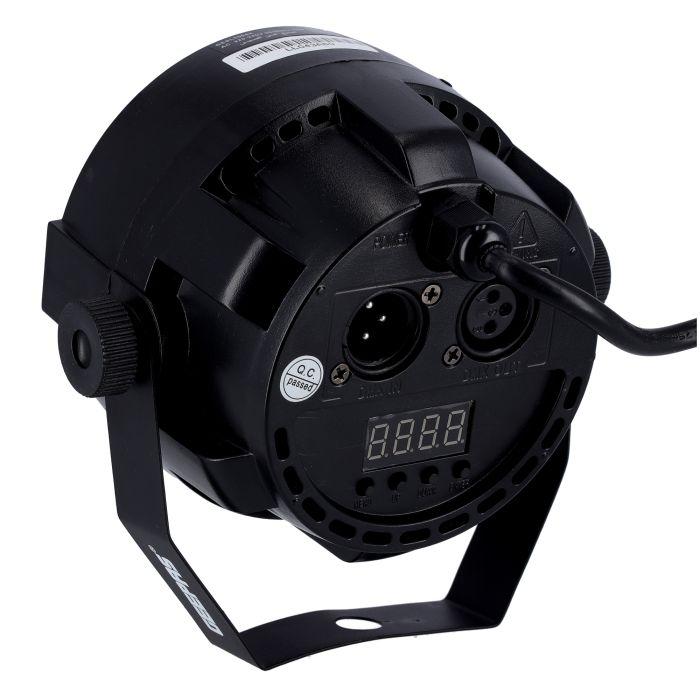 Geepas GESL55043 Led Disco Light - Portable LED Par Light For Stage Lighting, RGB Sound Activated And DMX Control Stage Light | Ideal For Wedding, Party, Concert, Festival | 2 Years Warranty