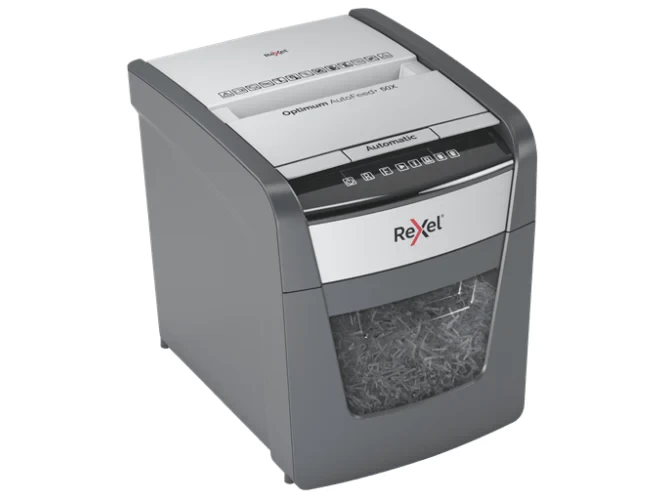 Rexel Optimum AutoFeed+ 50X Automatic Cross Cut Paper Shredder