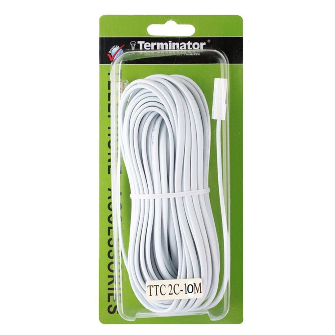 Telephone Extension Cord 4C 10M USA /USA Type