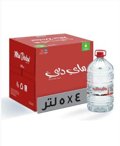 Mai Dubai Low Sodium Drinking Water 5L Pack of 4