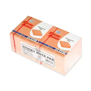FISSticky Note Pad, 3X3 inches, Pack of 12, Fluorescent Pink 100 Sheets -FSPO33FPIN