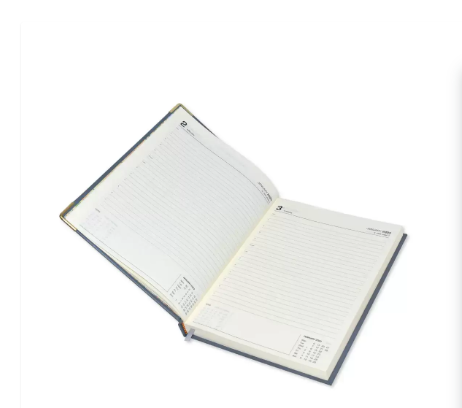 FIS Executive Diary 2023 (English) Bonded Leather, Cover Grey - FSDI88EB23GY