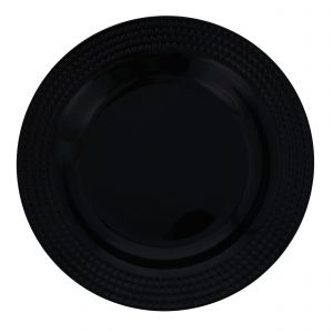 Royalford 10 Inch Biza Soup Plate - Melamine - Black