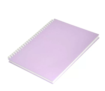 FIS Pack of 5 Spiral Hard Cover Notebook 9X7 Inches (22.86 X 20.32 CM) Single Line,With Border,100 Sheets-Taro -FSNBS97NA274