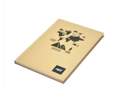 Light Hard Cover Notebook, Pack of 5 Pieces, Single Line, A5 Size, 100 Sheets - LINBA51805