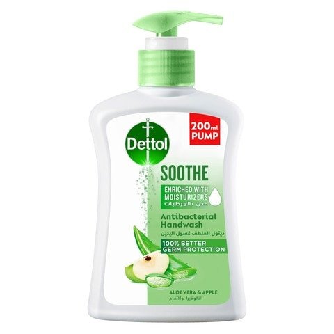 Dettol Soothe Anti-Bacterial Aloe Vera And Apple Hand Wash 250ml