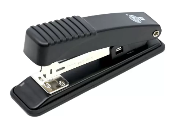 FIS Metal Office Stapler with Max Capacity 50 Staple Pins, Full Strip No. 24/6&26/6 mm, depth 50 mm, 20 Sheets,Black -FSSFN2BK