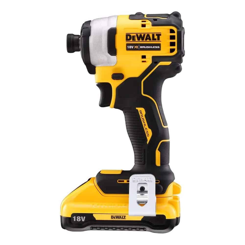 DEWALT DCF809D2-GB 18V CORDLESS COMPACT IMPACT DRIVER, 6.35MM, 190 NM, 2 X 2 AH XR LI-ION, BRUSHLESS MOTOR