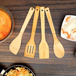 Royalford Organic Kitchen Tools - Wood - Wooden